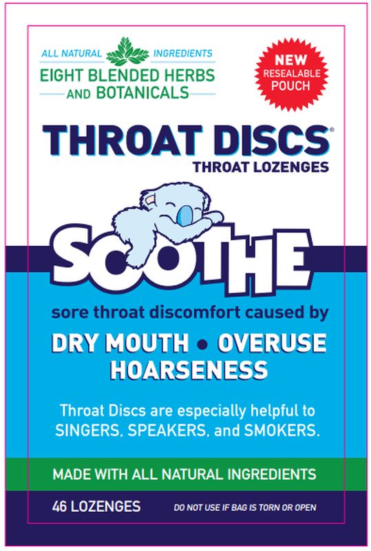 Soothe Throat Discs